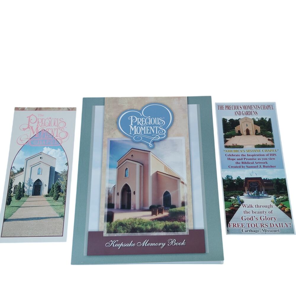 Precious Moments Chapel Keepsake 2010 Memory Book & Ephemera Lot Carthage MO